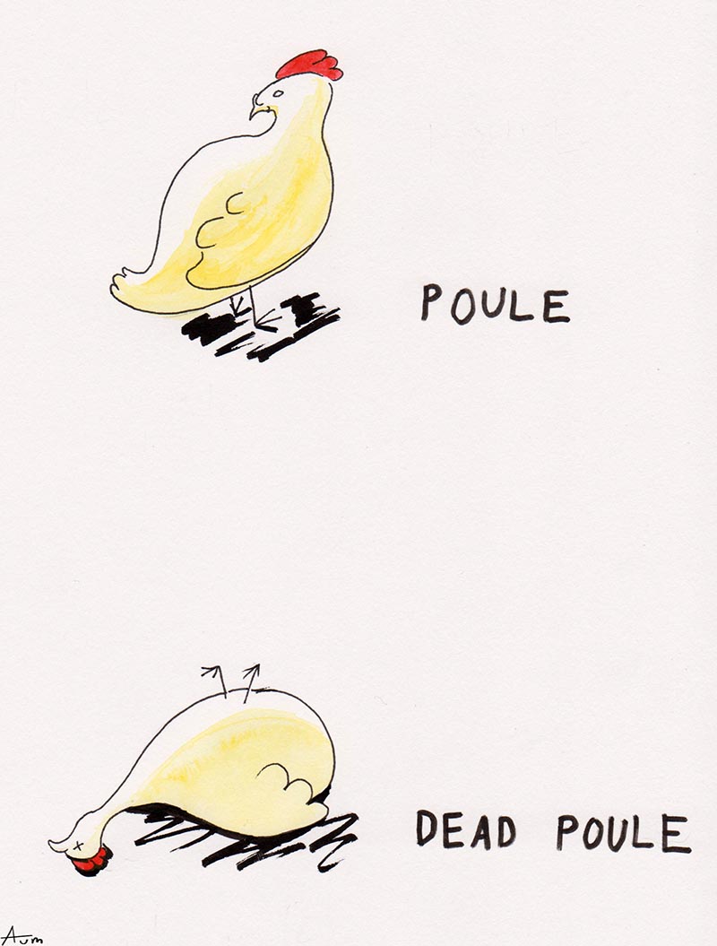 Dead poule
